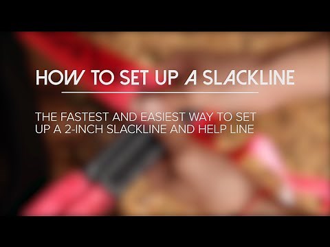How to Setup a Slackline | Slackline Tips | Slackline Industries