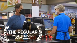 1K views · 1.4K reactions | A love story in the age of COVID www.NewTeethNow.com Note: The gentleman playing the protagonist in this video is a professional actor and an actual New Teeth Now patient. The "mask off" scene at the end was filmed less than three weeks after his surgery. | New Teeth Now | Facebook