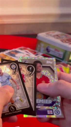 RARE STICKER PULLS IN ONE PACK 😮 #premierleaguestickers #soccer #footballstickers #toppsstickers