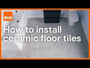 How to install ceramic floor tiles | DIY