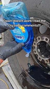Dawn sucks at cleaning wheels! Dura-coating.com