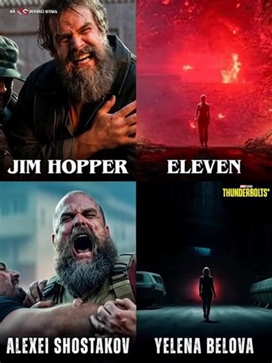Alexei Shostakov vs. Jim Hopper: David Harbour's Epic Dual Roles! Both played by the incredible David Harbour, Jim Hopper is the tough, heartbroken Hawkins police chief battling monsters in Stranger Things, while Alexei Shostakov (aka Red Guardian) is Russia's forgotten super-soldier and reluctant dad-figure in the MCU's Black Widow and Thunderbolts. Bearded badasses with dad energy who wins in a showdown? #StrangerThingsSeason5 #thunderbolts | Cinema Talk