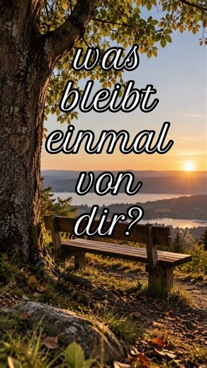was wird man über dich einmal erzählen? 🤍