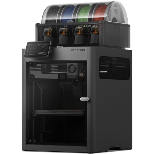 Buy the Bambu Lab X2DC X2D Combo Pack Comes with AMS 2 Pro Module Dual-Nozzle,... ( PF004-P SA007 ) online