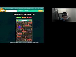 Aadit continues playing 'Fuzz Bugs Fuzzathlon' on ABCya