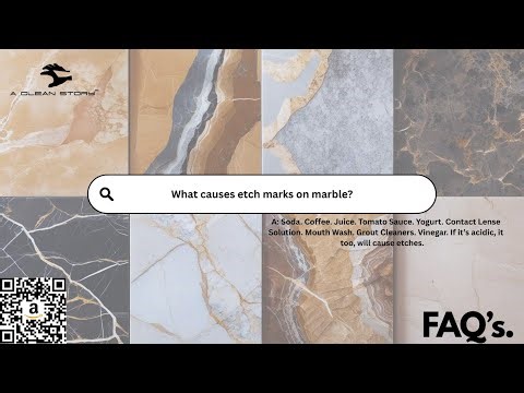 FAQ: What causes etch marks on marble?