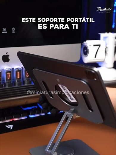 Soporte Portatil de aluminio 😎🔥 #celularandroid#notasipad#estudiar#accesoriosipad #tableta#soporte