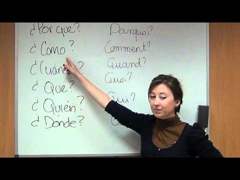 How to say interrogative pronouns in French