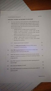 Question 5: Internet and Network Technologies5.1 At a busy se... | Filo