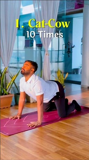 6 Yoga Poses to Reduce Back Pain | Quick Back Mobility Routine for Stiffness Relief