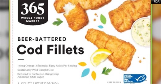 Whole Foods fish fillets recalled due to allergen