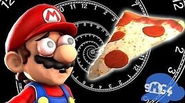 SMG4 Mario waits for pizza