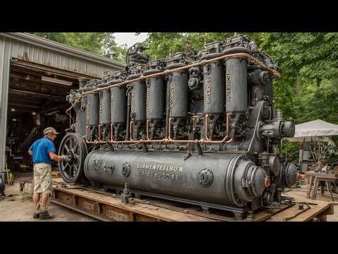 Incredible Restored Engines Still Running After 100 Years | Antique Diesel Machines
