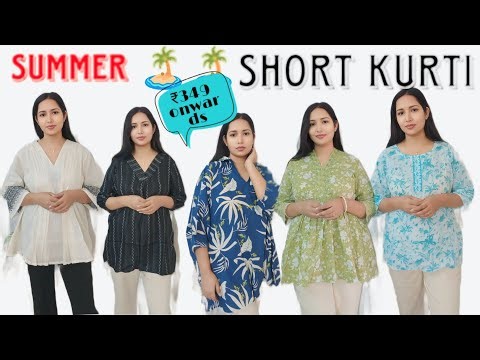 Summer Kurti Haul' Amazon Daily Wear Cotton kurti Haul #amazonhaul #kurta #summer