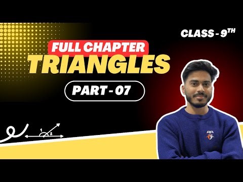 Class 9 Triangles Part 07 | Ex 7.3 Q1 | NCERT Maths | Rahul Sir