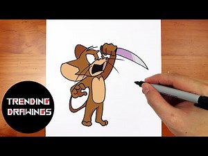 How To Draw FNF MOD Character - VS Jerry Easy Step by Step