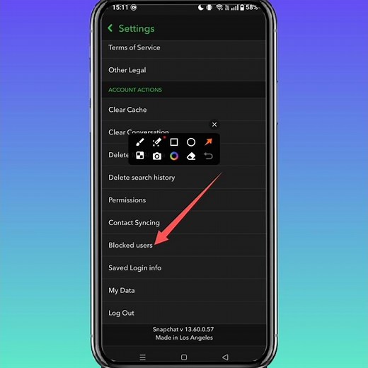 How To See or Check Blocked User List On Snapchat Account || See Snapchat Block List #snapchat