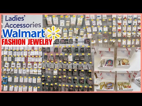 🤩WALMART FASHION JEWELRY EARRINGS NECKLACE & WATCH‼️WALMART SPRING FASHION | WALMART SHOP WITH ME❤︎