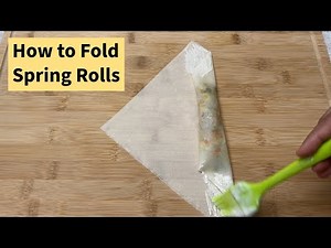 How to Roll Spring Rolls ! Spring Roll Recipe