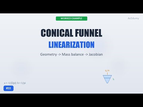 Control Theory #33 — Conical Funnel Linearization (Worked Example 10)