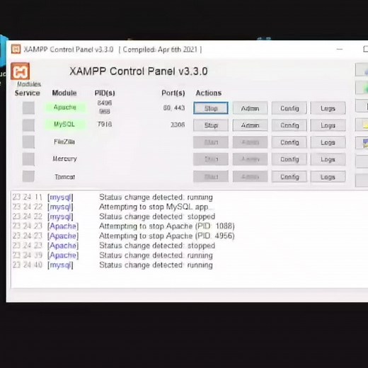 Cara menghentikan XAMPP dengan benar! agar laptop kalian tidak lemot #xampp #database #phpmyadmin #teknikinformatika #coding #ngoding #softwareengineer #webdeveloper #teknikinformatika💪 #xamppserver #xamppcontrolpanel