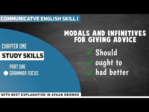 Freshman English || Modals and Infinitives for Giving Advice #freshman #gadaa_score