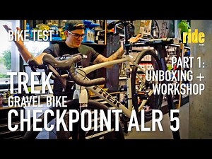 Bike test: Trek Checkpoint ALR 5 (part 1 of a series) – intro, unboxing, first look + workshop