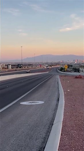 FIRST VIEW OF VEGAS ON THE INTERSTATE 15 FROM CALIFORNIA
