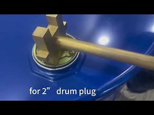 Easy Operating Drum Closure Plug Wrench