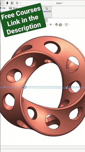 Flex Command Use in Solidworks #shorts #3d #mechanical #design