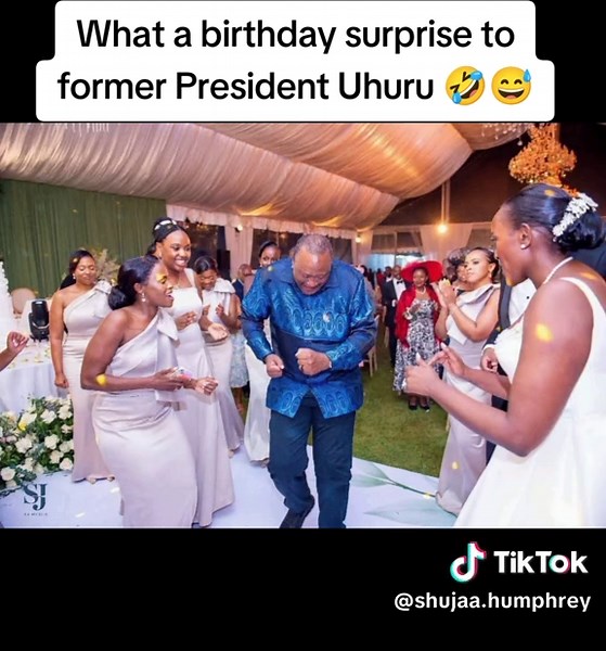Uhuru Kenyatta's 64th Birthday Surprise at Wedding