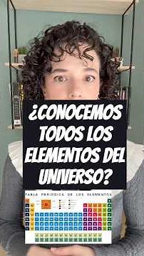 Do we know all the elements of the universe? #science