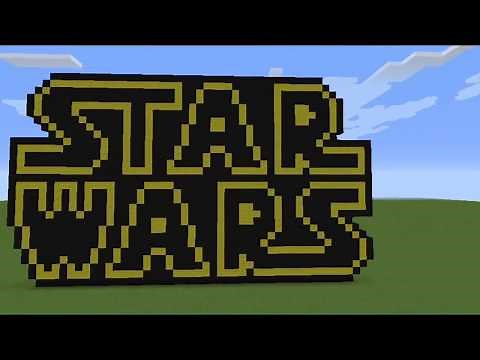 How to Make the Star Wars Logo in Minecraft