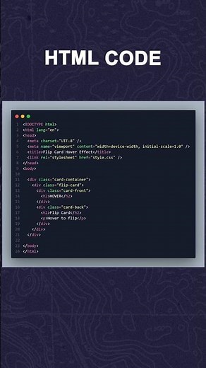 Build Beautiful Flip Cards Using HTML & CSS | UI Design Trick #cardstack #cardkit #flutterfly