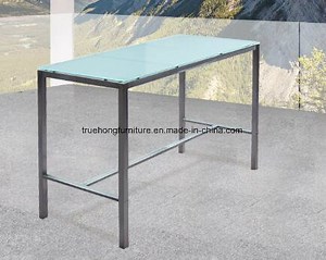 [Hot Item] Outdoor Aluminium Bar Table Outdoor Metal Bar Table Outdoor Coffee Shop Bar Table Sets Garden Aluminium Dining Table Sets