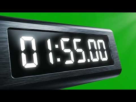 Professional 2 Minute Timer Green Screen for High-Quality Cinematic Edits