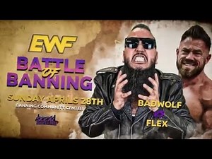 Flex McCallion VS. Michael Badwolf (C) - EWF for the American Heavyweight Championship