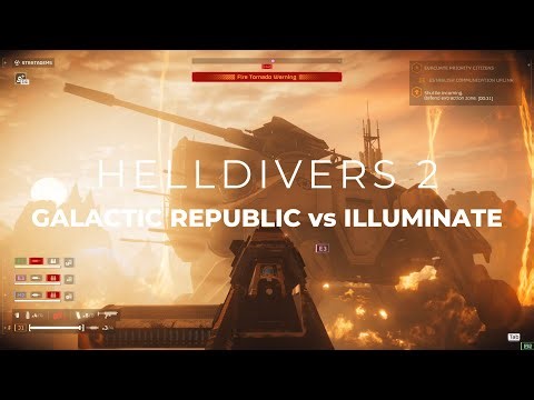 Helldivers 2 - Star Wars Conversion Mod - Republic Vs Illuminate #shorts #starwars #helldivers2