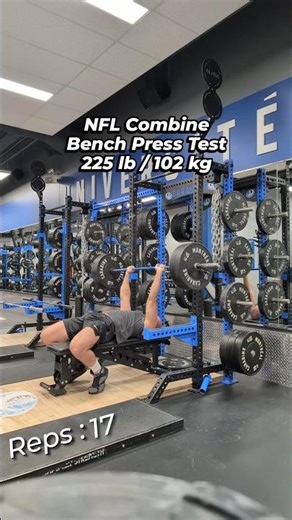 NFL Combine Bench Press Test (17 reps)