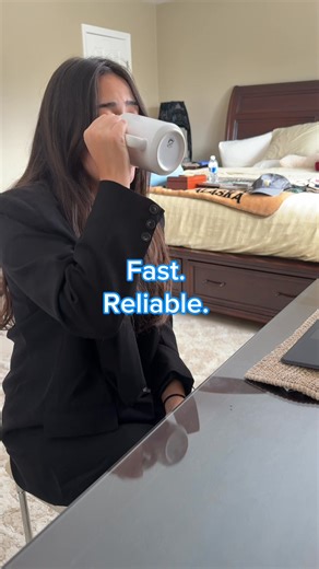Overslept? Meeting starts in 30 seconds? Spectrum Fiber-Powered Internet delivers the speed and reliability you need. | Spectrum
