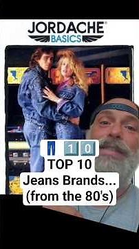 👖 1️⃣0️⃣ TOP 10 Jeans Brands...(from the 80's)