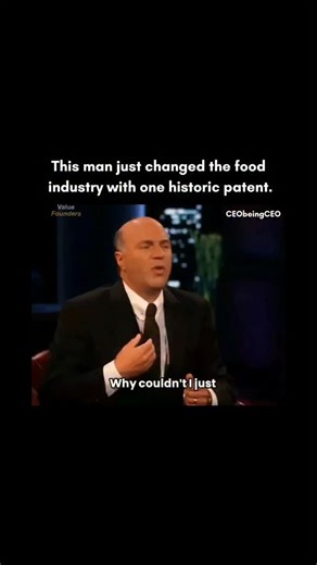 History was made in the Tank! For the FIRST time ever, a food product came in with a full utility patent, and the Sharks were SHOCKED. This game-changing moment isn't just about snacks… it's about innovation, hustle, and thinking way outside the lunchbox. This isn’t your average pitch. It’s a blueprint for how to dominate the food industry, starting with a dream, locking in that patent, and diving straight into Shark Tank. Via:-@valuefounders Follow (us) @ceobeingceo for more!! #Ceo778 | CEO Bei