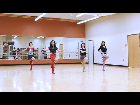 Hit the 4 - Line Dance (Dance & Teach)