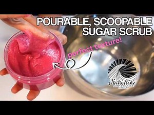 DIY Scoopable Sugar Scrub | Soft, Creamy The Perfect Texture!