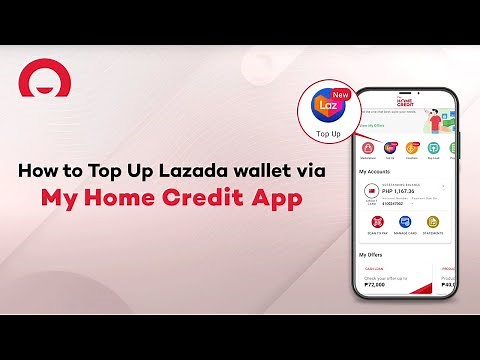 How to Top-Up Lazada Wallet via Home Credit Qwarta