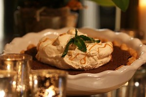 Southern Chocolate Chess Pie