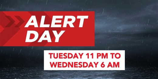 ALERT DAY: Strong storms possible tonight into Wednesday morning