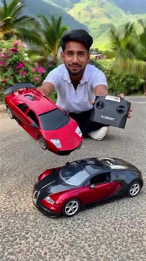Unboxing Remote Control Bugatti and Lamborghini Cars