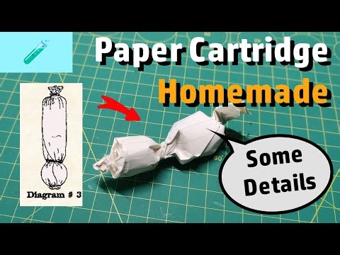 How to Make a Paper Cartridge at Home (Model)