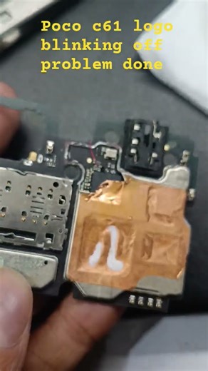 poco c61 Only logo blankig off problem done logo restart done #pococommunity